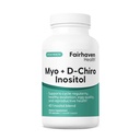 Fairhaven Health Myo-Inositol et D-Chiro Inositol Supplément pour les femmes (rapport de 40:1) Supplément pour la fécondité féminine pour les femmes et l'équilibre hormonal