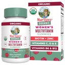 MARYRUTH'S Organic Multivitamin Gummies for Women, Hair & Skin Health, 60ct