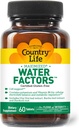 Country Life Wasserfaktoren - mit Kalium und B6 für Elektrolytwaage - 60 Tabletten