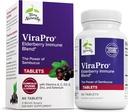 Terry Naturally ViraPro - Ergänzung mit Kräutermischung für Immununterstützung - Ergänzung mit Elderberry, Zink & Selen - Unterstützung Immunantwort - 60 Tabletten