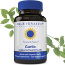 Rejuvenation Therapeutics Pure Organic Garlic – Herz-Gesundheit & Immunsystem Unterstützung (120 Vegan Kapseln)