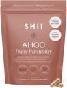 SHII AHCC Daily Immunity, 10-Days Supply – Vegan, Glutenfreie Immununterstützungsergänzung mit AHCC, Immunsystem-Unterstützung von Functional Shiitake Pilzen, fördert Immunantwort & Cellular Health