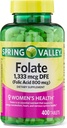Jogi Folate Supplément diététique, 1,333 mcg,Boîte de 400 comprimés 400 Compte