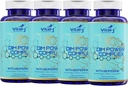4-en-1 DIM Potent Complex 300mg - Estrogène équilibre et métabolisme, énergie et ménopause supplément de soutien avec biopérine (x4), extrait de calcium et de brocoli - pour les femmes et les hommes 120 portions