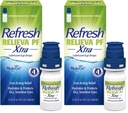 Rafraîchir RELIEVA PF Xtra Teins artificiels sans réserve Lubrifiant gouttes oculaires, 2x0,33 fl oz (20 mL), 2 Compte
