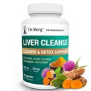 Dr Berg Foie Nettoyer Capsules de détox avec/Unique Mélange de chardon de lait, de bile d'oxygène et de folate - Supplément du foie comprend Turcuma, poivre noir et choline - 60 Capsules