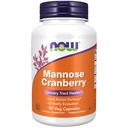 JETZT Nahrungsergänzungsmittel, Mannose Cranberry, Dual Action Formula*, Klinisch bewertet, Urinary Tract Health*, 90 Veg Kapseln