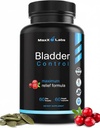 Bladder Control Supplement - Overactive Bladder Control Pillen - Potent Blend von Kürbis Seed Öl, Cranberry Extract & Vitamin D3 - Urinary Tract Infektion Behandlung für Frauen & Männer - 60Ct