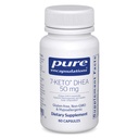 Encapsulations pures DHEA 7-Keto 50 mg Unique DHEA Metabolite Supplément pour soutenir la thermogenèse et la composition corporelle saine*