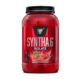BSN SYNTHA-6 Poudre de protéines isolées, Poudre de protéines de fraise avec isolat de protéines de lactosérum, Isolat de protéines de lait, Arôme : milkshake de fraise, 24 portions (paquetage mai Vary)