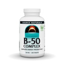 Quelle Naturals B-50 Complex 50 mg B-Vitamins for Energy Production Support - 250 Tablets