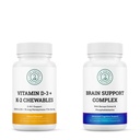 Ensemble Vitalité Boost: Complexe Vitamine D3+K2 & Soutien Cerveau