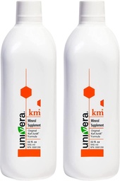 Univera KM Mineral Supplement Formule originale Karl Jurak Riche en potassium et vitamines Stabilise l'équilibre du pH Supporte la digestion + absorption nutritive
