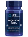 Extension de vie Végétarien DHA, Oméga-3 des algues pour la cognition, l'humeur et la santé des yeux, sans gluten, non OGM, végétalien, 30 softgels