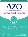 AZO Urinary Tract Defense Antibacterial Protection, FSA/HSA Eligible, Hilft die Kontrolle eines UTI, bis Sie einen Arzt sehen können, von der Nummer 1 der vertrauenswürdigsten Urinary Health Brand, 24 Count (Pack von 1)
