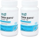 Klaire Labs SFI Health Vital-10 Probiotique - Supplément de soutien immunitaire et digestif 5 milliards CFU 10 Espèces avec Lactobacillus, Bifidobacterium & Streptococcus, sans produits laitiers (100 capsules, 2 paquets)