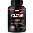 Facteur de force Volcano avant l'entraînement Supplément de booster à oxyde nitrique pour les hommes avec créatine et L-Citrulline pour stimuler et l'énergie, aider à construire le muscle, meilleure pompe et l'entraînement, 120 capsules