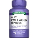 Nature's Truth Multi Collagen Peptides Capsules de type I, II, III, V, X: 2000 mg: 90 Count: Keto Friendly: