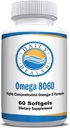 Omega 8060 2400mg Omega 3 huile de poisson joint complément de santé 60 softgel - 1 mois d'approvisionnement