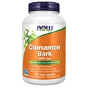 MAINTENANT Aliments suppléments, Cinnamon Bark 600 mg, Projet non-OGM Vérifié, santé du métabolisme du glucose*, 240 gélules