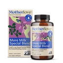 Motherlove Plus de lait Mélange spécial (120 capsules Taille de la valeur) Supplément d'allaitement à base d'herbes avec/viandes Rue pour construire le tissu mammaire et soutenir l'approvisionnement en lait maternel — non-OGM, herbes biologiques, végétalien, sans soja