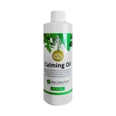 Huile de calmant pour chevaux – Mélange d'huile essentielle tout naturel à l'huile de noix de coco – aide à détendre les chevaux anxieux, sans repos et à haute tension – 8 oz