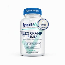 Forschung Verifizierte Leg Cramps - Magnesium, B Vitamine, Ingwer, Kamille, BioPerine - Zirkulationsunterstützung - Vegan - 1 Monat Versorgung