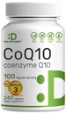 SUPPLÉMENT DE DÉAL CoQ10 100mg avec Omega 3 100mg, 240 Capsules