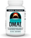 Source Naturals DMAE, Bitartrate de diméthylaminoéthanol - soutient la concentration mentale - 200 Comprimés
