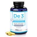 De3 Dry Eye Ultra Pure rTG Omega 3 – Unterstützung für trockene Augen - 2240mg EPA & DHA – Neue und verbesserte Burpless-3 pro Tag Servieren, 3-Monats-Versorgung
