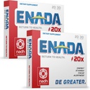 ENADA 20X 20mg NADH Supplement | Boost Energy, Mental Focus, Stamina | Support Fatigue, Cell Regenerator, Increases Oxygen Capacity| Natural Energy Supplement for Women and Men |60 Lozenges
