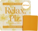Fleur Marche Relax, Plz Botanical Supplement Patch - Relaxing & Relaxing Wellness Patch avec Ashwagandha, Camomile et autres Adaptogènes puissants - Haute Biodisponible - 28 Patches