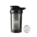 Licorne Co X Althlétisme de couverture 2024 Shaker pour protéines, pré-entraînement, 16oz (noir)