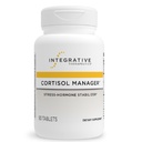 Thérapeutique intégrative Cortisol Manager - Supplément de soutien à la santé pour une réponse au stress sain* - Vegan, sans lait et sans gluten - 90 capsules (45 portions)
