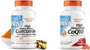 BEST DRB-00107 Curcumine d'absorption élevée de la racine Turmère avec complexe C3 & BioPerine 500mg & CoQ10 d'absorption élevée avec bioPerine, sans gluten, naturellement fermenté, santé cardiaque