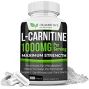 NUTRITION DE DR. MARTIN Extra Strength L-Carnitine - 200 capsules - 1000mg par portion - stimuler votre métabolisme et augmenter votre performance