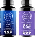 Happy Healthy Hippie Go with The Flow Ménopause Support & Supplément de sommeil naturel