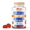 Gummies de traitement de l'eczéma sans sucre - États-Unis Fabriqué - 50+ Vitamines et probiotiques pour la peau claire et hydratée - Apaisant les démangeaisons, apaise la rougeur et stimule la santé de la peau (60 Gummies)