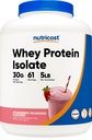 Nutricost Molkenproteinisolat (Erdbeermilchshake) 5LBS