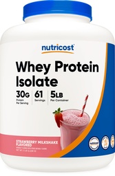 Nutricost Whey Protein Isolate (Shake de lait aux mûres) 5LBS