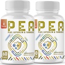 1500 MG Palmitoylethanolamid mit Luteolin 98% & Turmeric, Hohe Absorption, Micronized Pea Supplement for Discomfort Management- USA Made - 120 Tabletten