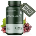 Resveratrol 1400mg 120 Capsules High Potency Trans-Resveratrol avec puissants antioxidents Acai Graines de thé vert soutient la santé cellulaire et cardiovasculaire Anti-âge
